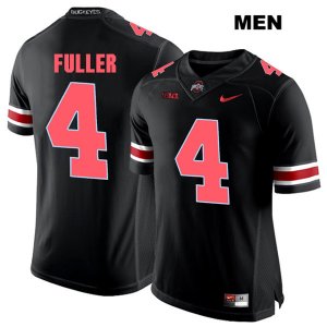 Men's NCAA Ohio State Buckeyes Jordan Fuller #4 College Stitched Authentic Nike Red Number Black Football Jersey GJ20R24LO